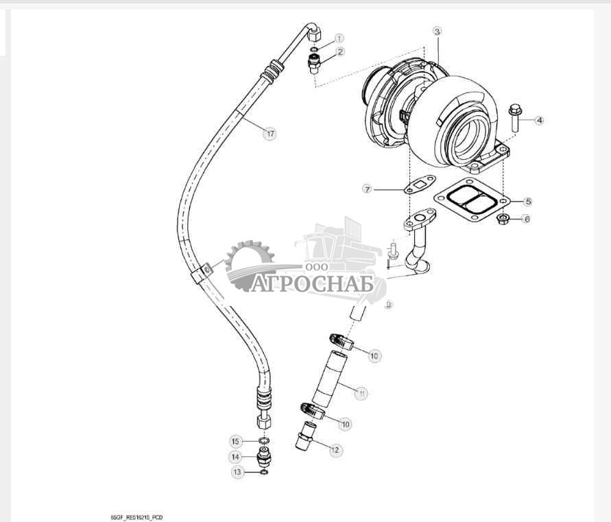 65GF Турбонагнетатель 